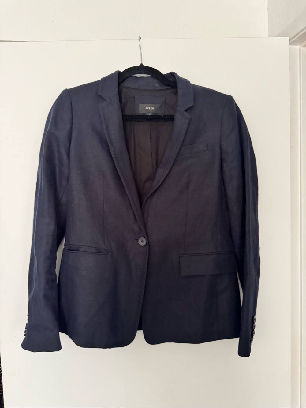 J. Crew Navy Single-Button Women's Blazer